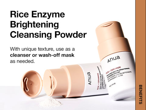 Anua Rice Enzyme Brightening Cleansing Powder